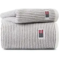 Lexington Icons Original Striped badhanddoek 100x150 cm White-gray