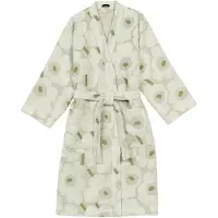 Marimekko Pieni Unikko badjas M Groen umber-crème