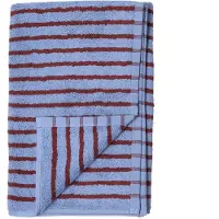 Scandi Living Drift handdoek 50x70 cm Blauw-rood