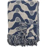 Creative Collection Santena plaid 130x160 cm Blauw