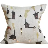 Fine Little Day Sauna kussenhoes 45x45 cm Beige