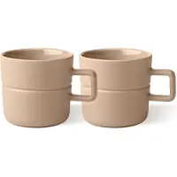 NJRD Lines mok 30 cl 2-pack beige