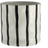 Scandi Living Thrive pot Ø16 cm Wit-zwart