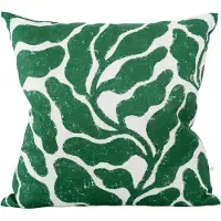Fine Little Day Leaves kussenhoes 48x48 cm Green