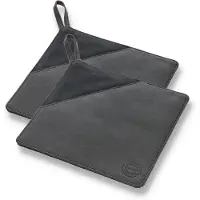 Pillivuyt Gourmet pannenlap 20,5x20,5 cm 2-pack Zwart leer