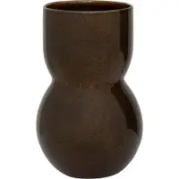 Urban Nature Culture Noan vaas 28 cm Dark downtown brown
