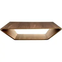 Swedese Brasilia salontafel walnoothout natuurlak, 100x100 cm