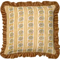 Classic collection Posy kussenhoes 50x50 cm Geel