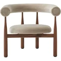 New Works Bukowski Loungestoel Walnut