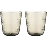 Marimekko Syksy tumblerglas 36 cl 2-pack Brown