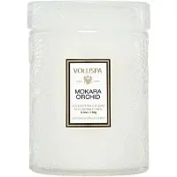 Voluspa Japonica geurkaars in glazen pot 50 uur Mokara Orchid