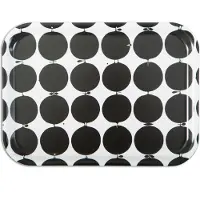 Opto Design Tallyho dienblad 36x28 cm Zwart-wit