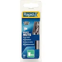Rapid Blindklinkmoeren M4 incl. Boor 20 st., Box