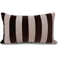 By On Pathi Kussen 60x38 Cm Bruin / Beige - Decoratieve kussens & hoezen Fluweel Brown - 5219801104