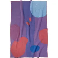 Layered Secret garden wollen deken 130x200 cm Purple