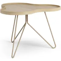 Swedese Flower mono tafel 62 x 66cm H45 Gelakt eiken-nutmeg RAL1019