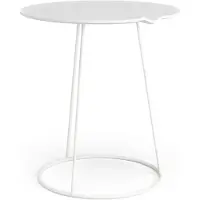 Swedese Breeze tafel golvend Ø46cm wit