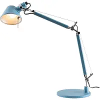 Artemide Bureaulamp Tolomeo Micro, blauw, Werkkamer / Kantoor, Aluminium, Design, bureaulamp