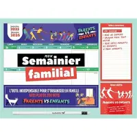 Marabout MON SEMAINIER FAMILIAL SEPTEMBRE 2025-DECEMBRE 2026