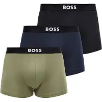 BOSS Boxershorts 'David Beckham' navy / kaki / zwart / wit