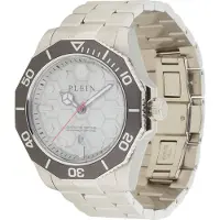 Philipp Plein Watches Analoog horloge chocoladebruin / zilver