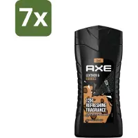 Axe - 3-in-1 Douchegel - Leather & Cookies - 100% Plantaardig - 250 ml - Bulkverpakking - 7 stuks