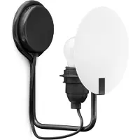 Stilnovo Design wandlamp Bugia, dimbaar, zwart, Woon-/ Eetkamer, metaal, Design, Wandlamp design