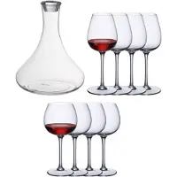 Villeroy & Boch Rotweingläser + Karaffe PURISMO WINE Set van 9