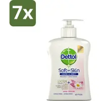 Dettol 7 x - Handzeep - Antibacterieel - Hydraterend - Kamille - 250 ml - Handzeep - Antibacterieel - Hydraterend - Kamille - Handwas