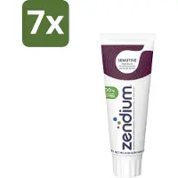 Zendium 7 x Tandpasta Sensitive 75 ml - Gevoelige Tanden - Tandpasta - Natuurlijke Enzymen - Mondgezondheid - Fluoride