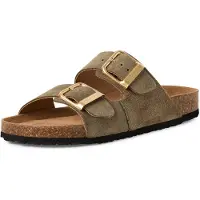 Tamaris leren muiltje 1-27543-42 7A2 damesschoenen M2753342 Olijf