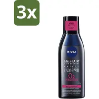 Nivea - Expert Make-up Remover - Micellair Water - Gezichtsreinigingsmiddel - 200 ml - Bulkverpakking - 3 stuks