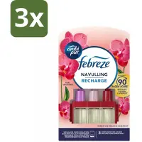 Ambi Pur 3volution Thai Orchidee Navulling 20 ml - Bulkverpakking - 3 stuks