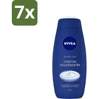 Nivea 7 x - Crème Care - Crème Bad - Unieke Crème Geur - 750 ml - Douchecrème - Crème Bad - Huid Verzorging - Hydratatie - Verzorgende Oliën