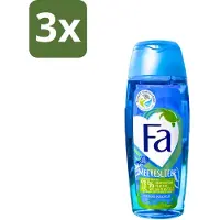 Fa - Douchegel - Zeeliefde Fresh - Verfrissend & Verkwikkend - Verzorgend - 250 ml - Bulkverpakking - 3 stuks