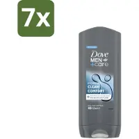 Dove Douchegel Men+ Care Clean Comfort 400 ml - Bulkverpakking - 7 stuks