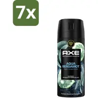 Axe Deodorant Bodyspray Aqua Bergamot 150 ml - Bulkverpakking - 7 stuks