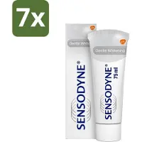 Sensodyne 7 x - Tandpasta - Gentle Whitening - Voor Gevoelige Tanden - 75 ml - Gevoelige Tanden - Tandpasta - Witte Tanden - Tandglazuur - Verkleuringen