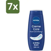 Nivea Douchecrème Care 250 ml - Bulkverpakking - 7 stuks