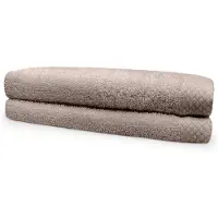 Eleganzzz Handdoeken Set - Set van 2 - Handdoek 50x100cm - 420 gr/m2 - 100% Katoen - taupe