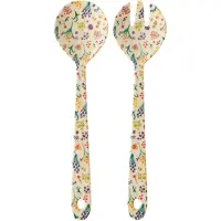 Rice saladebestek melamine 2-delig Wild flowers