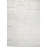 Classic collection Bricks wollen vloerkleed 250x350 cm Ivory