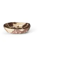 Ferm Living Kom Ryu Sand/Brown 15,5 cm