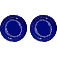 Serax - Ottolenghi Feast - Bord - Donkerblauw/Wit - 22 Ø - 2 stuks