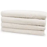 Eleganzzz Handdoeken Set - Set van 4 - Handdoek 60x110cm - 420 gr/m2 - 100% Katoen - ivory