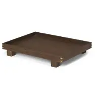Ferm Living Bon houten dienblad small Smoked oak