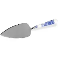 Spode Blue Italian taartschep 25 cm Keramiek-roestvij staal