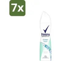 Rexona - Shower Fresh - Deodorant Spray - Anti-transpirant - 150 ml - Bulkverpakking - 7 stuks