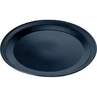 Knabstrup Keramik Knabstrup Bord 27 Cm Blauw - Dinerborden Steengoed Blue - K1133