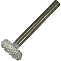 Saburrtooth - Raspfrees - Platte schijf - As Ø3 mm - 3 x 10 mm - Extra fijn